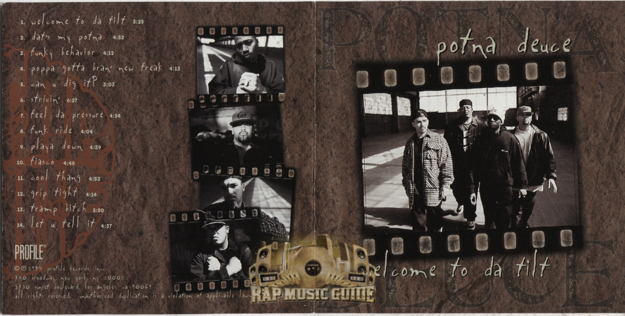 Potna Deuce - Welcome To Da Tilt: 1st Press. CD | Rap Music Guide